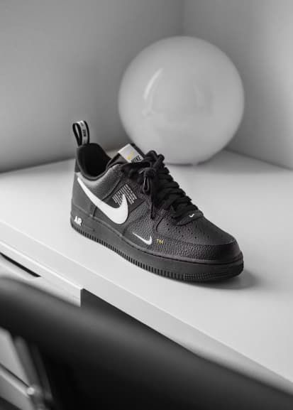 Black Nike w white check